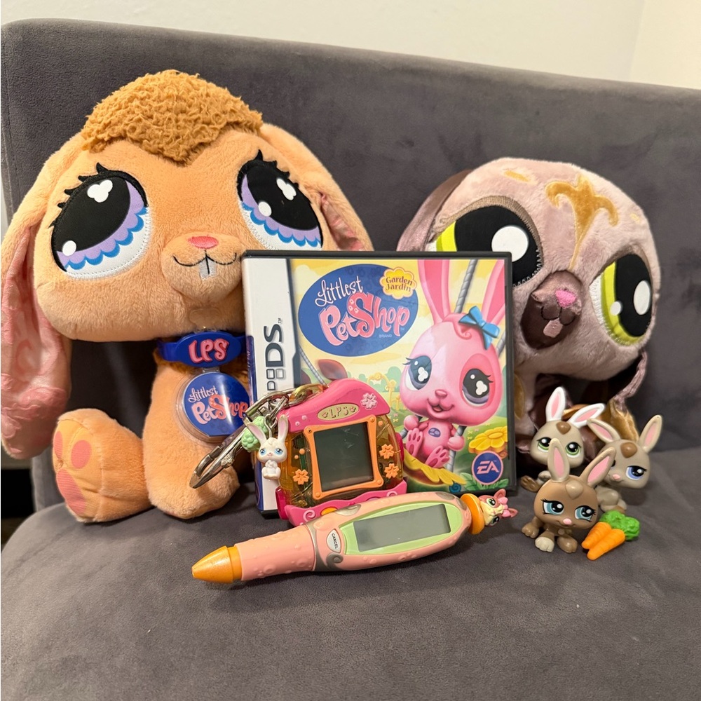 Littlest Pet Shop Bunny Plush Toy Set